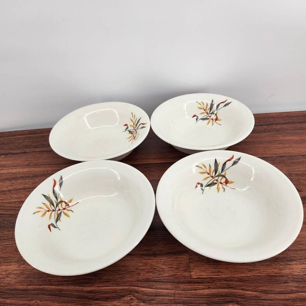 Woodvine by Iroquois Interplay Bowl Set of 4 6.5 Inch